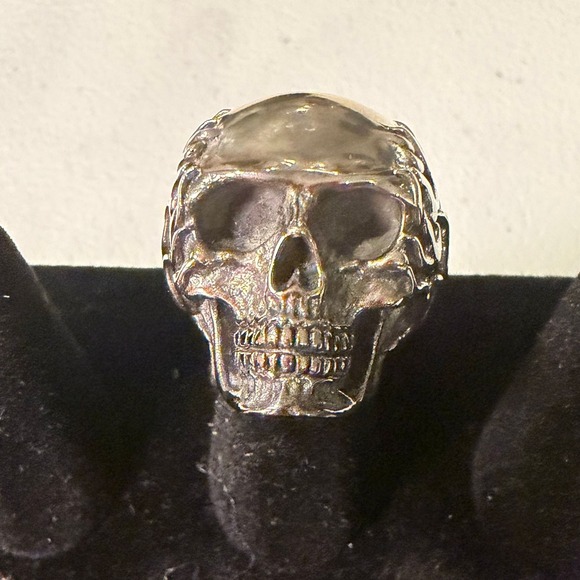 Clocks + Colours Other - The Travis Barker x Clocks + Colour "Guardian" Skull Ring Sterling Silver